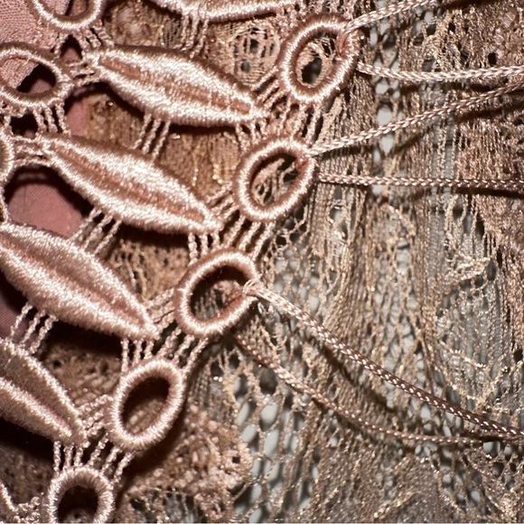 Free People Divine Mini Dress in Rose Whimsical Fairy   Women’s Dress Size 4 - Picture 5 of 12